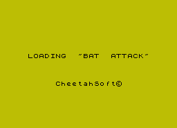 Игра Bat Attack, 3D (ZX Spectrum)