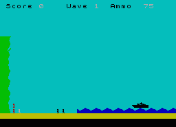 Игра Beach Attack (ZX Spectrum)