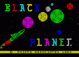 Игра Black Planet (ZX Spectrum)
