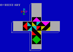 Игра Colourcross (ZX Spectrum)
