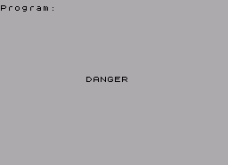 Игра Danger (ZX Spectrum)