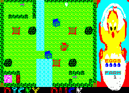 Игра Dicky Duck (ZX Spectrum)