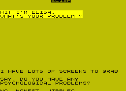 Игра Elisa Analyst Program (ZX Spectrum)