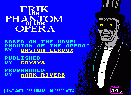 Игра Erik: Phantom of the Opera (ZX Spectrum)