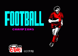 Игра Football Champions (ZX Spectrum)