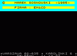 Игра Gasienica (ZX Spectrum)