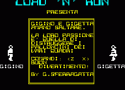Игра Gigino&Gigetta (ZX Spectrum)
