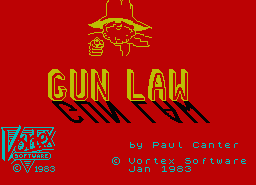 Игра Gun Law (ZX Spectrum)