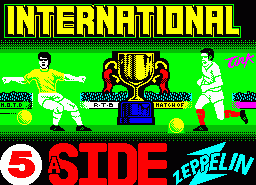 Игра International 5-a-Side (ZX Spectrum)
