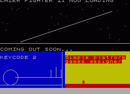 Игра Lazer Fighter 2 (ZX Spectrum)
