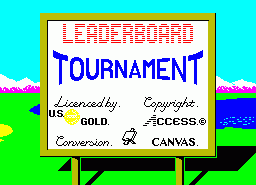 Игра Leader Board Tournament (ZX Spectrum)