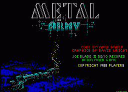 Игра Metal Army (ZX Spectrum)