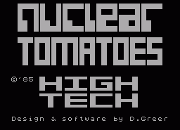 Игра Nuclear Tomatoes (ZX Spectrum)