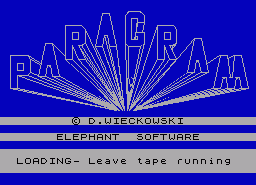Игра Paragram (ZX Spectrum)