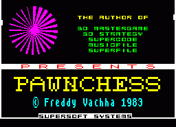 Игра Pawnchess (ZX Spectrum)