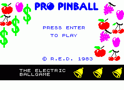 Игра Pro Pinball (ZX Spectrum)