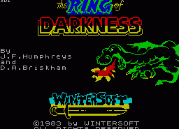 Игра Ring of Darkness, The (ZX Spectrum)