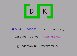Игра Royal Scot (ZX Spectrum)