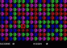 Игра Samegame (ZX Spectrum)