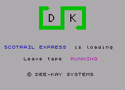 Игра Scotrail Express (ZX Spectrum)
