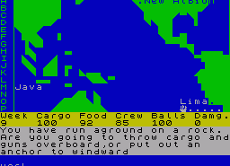 Игра Sir Francis Drake (ZX Spectrum)