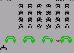 Игра Spectrum Invaders (ZX Spectrum)