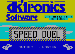 Игра Speed Duel (ZX Spectrum)