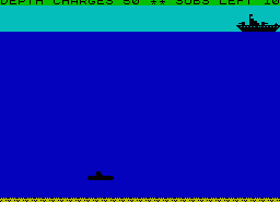 Игра Sub Chase (ZX Spectrum)