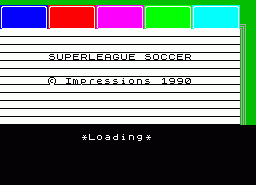 Игра Superleague Soccer (ZX Spectrum)