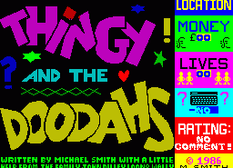 Игра Thingy and the Doodahs (ZX Spectrum)