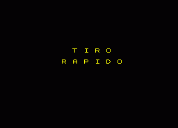 Игра Tiro Rapido (ZX Spectrum)