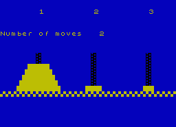 Игра Towers of Hanoi, The (ZX Spectrum)