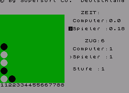Игра Vier Gewinnt (ZX Spectrum)