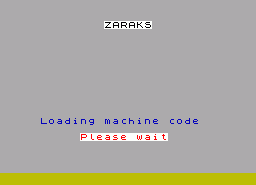 Игра Zaraks (ZX Spectrum)