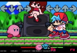 Игра FNF vs Kirby Mod 2