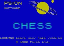 Игра Chess (ZX-Spectrum)