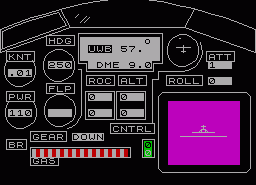 Игра Flight Simulator (ZX-Spectrum)