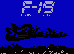 Игра Project Stealth Fighter (ZX-Spectrum)