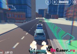 Игра 3D City: 2 Player Racing / 3D город: гонки на двоих