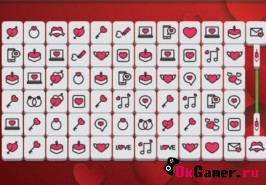 Игра Valentines Mahjong / Маджонг на Валентина
