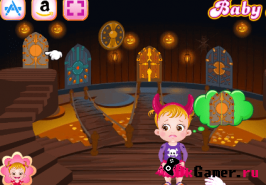 Игра Baby Hazel: Halloween Castle / Малышка Хейзел: замок на Хэллоуин