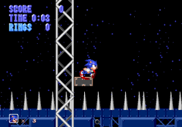 Игра Sonic the Hedgehog Painful World Spikes Kaizo 5