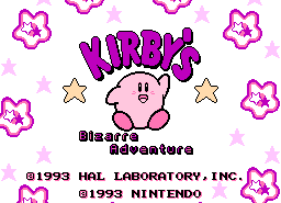 Игра Kirby's Bizzare Adventure