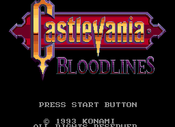 Игра Castlevania: Bloodlines (Prototype)